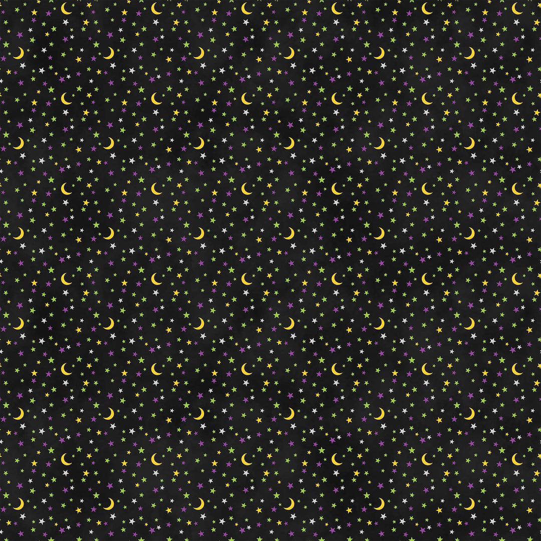 Gnomes Night Out Stars Black