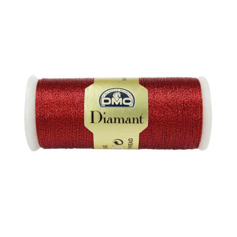 Diamant Metallic Needlework Thread 321 Red Ruby (4714785407021)