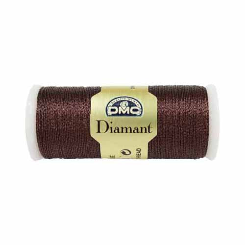 DMC Diamant Metallic Needlework Thread 898 Oak (4714851991597)