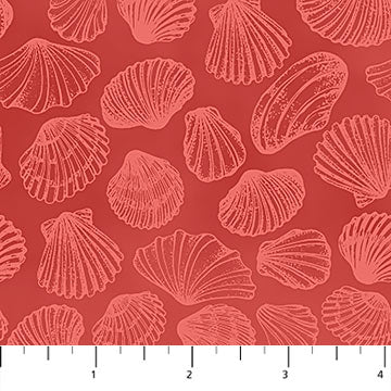 Beach Therapy Shells Red