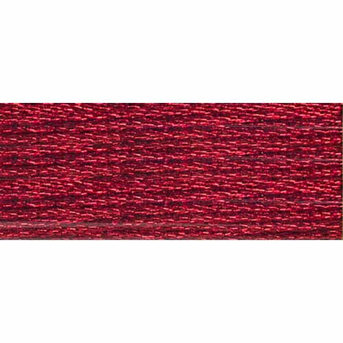 6-Strand Light Effects Embroidery Floss E321 Red Ruby (5629712007333)