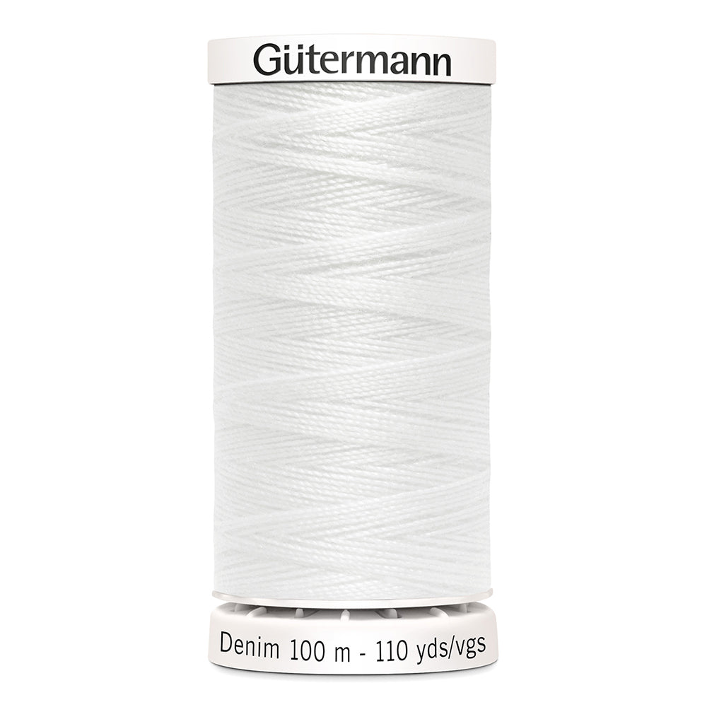 Gütermann 100m Jean Thread 1016 White (5520680976549)