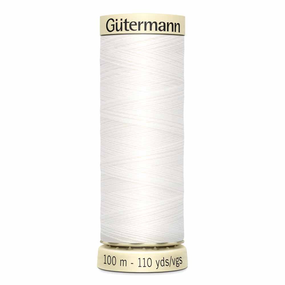 Gütermann100m Sew - all Thread 020 Nu WhiteThread & Floss