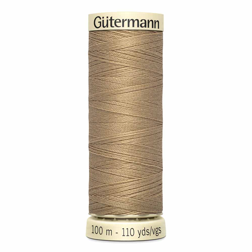 Gütermann All-Purpose Polyester Thread Wheat Brown 110 yards (592093118509)