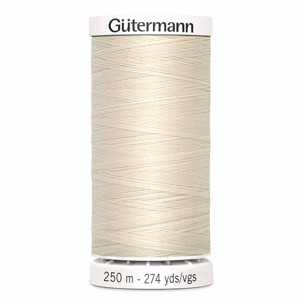 Gütermann 250m Sew-all Thread 022 Eggshell (4900497555501)