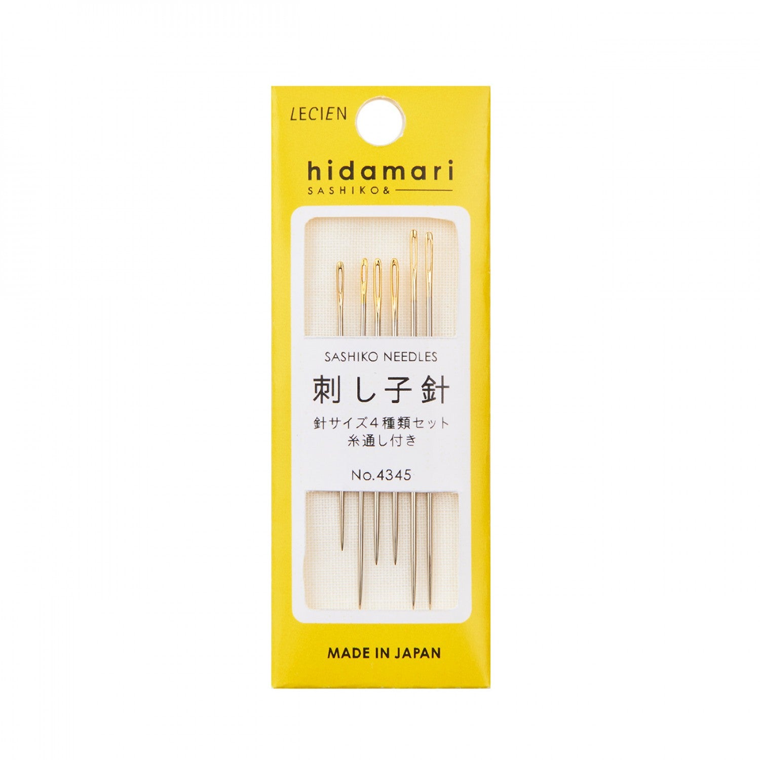 Hidamari Sashiko Assorted Needles 6pk by Lecien (5321626943653)