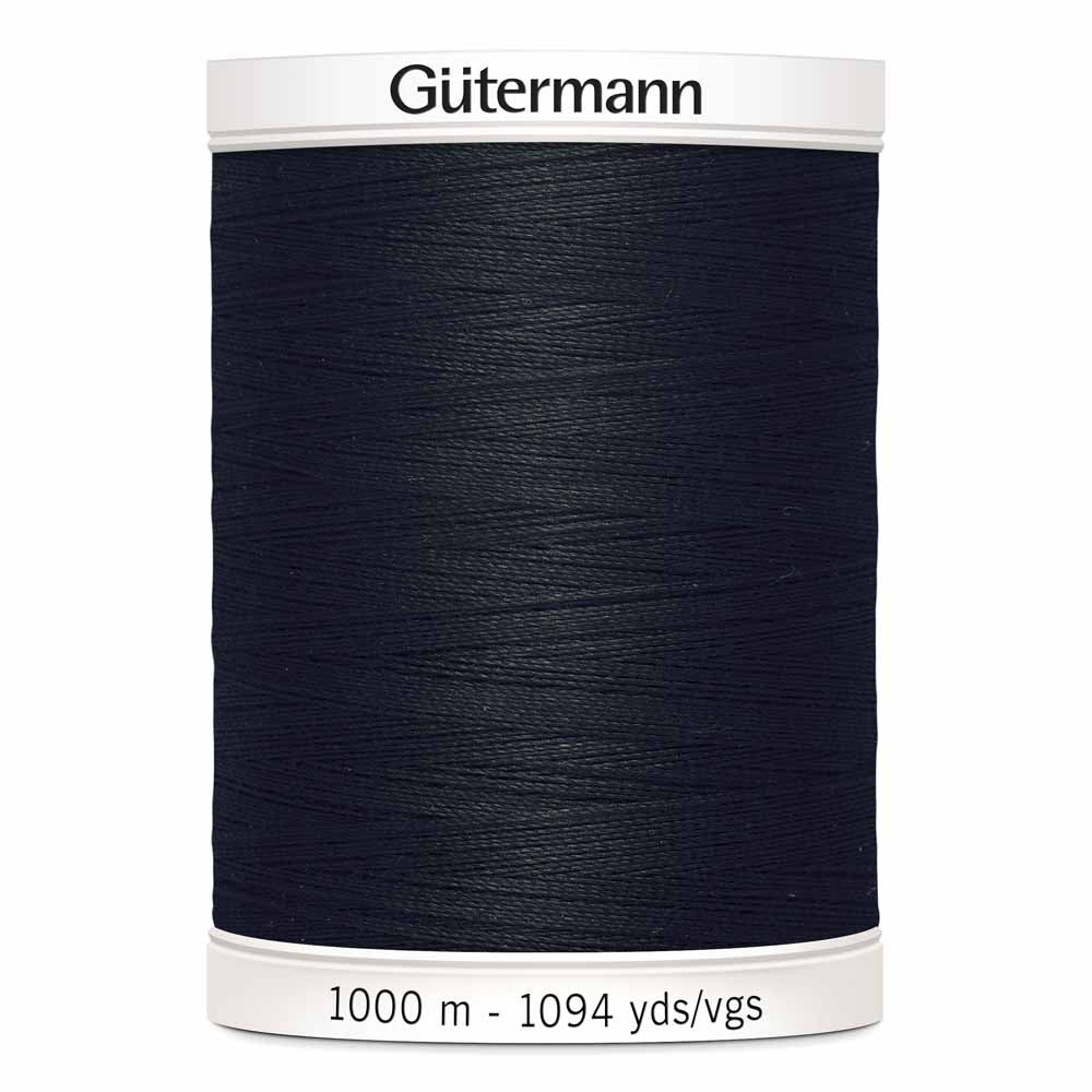 Gütermann 1000 meter spool Sew-all Thread Black (4900626202669)
