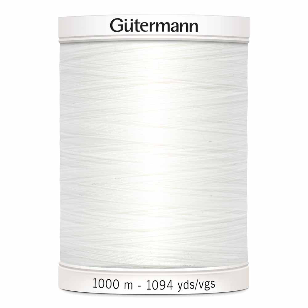 Gütermann 1000 meter spool Sew-all Thread Off White (4900640227373)