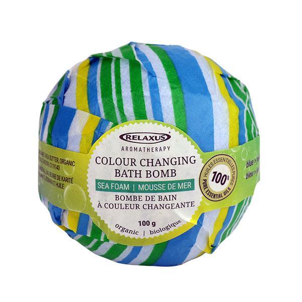 Bath Bomb Colour Changing Sea Foam 100g (5810021367973)