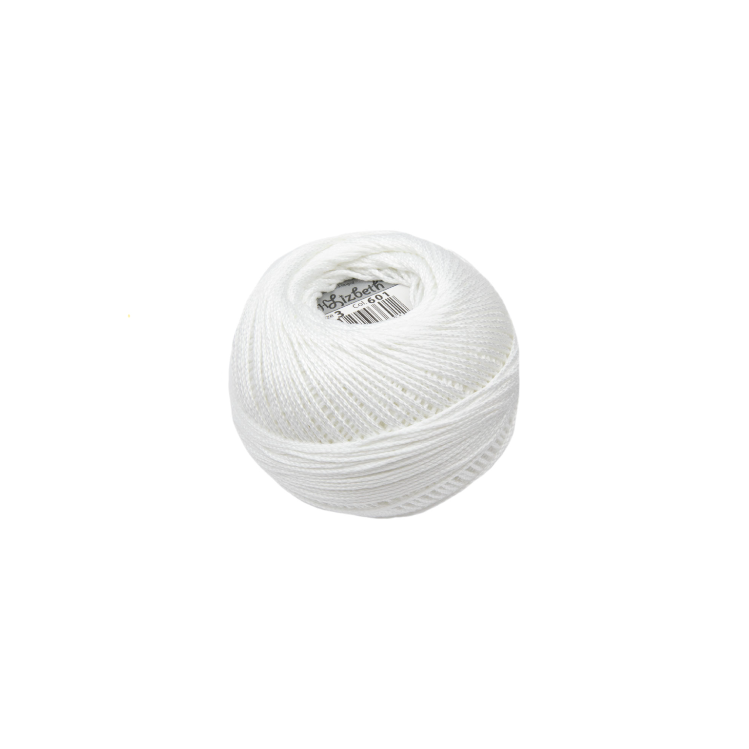 Lizbeth Size 03 Cotton Thread 601 Snow White (4672650870829)