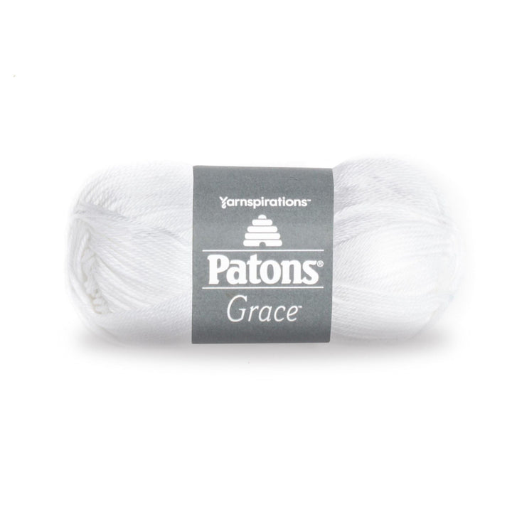 Grace Mercerized Cotton #3 Yarn Snow (4932255907885)