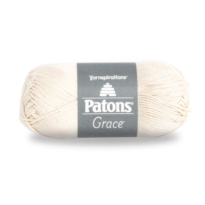 Patons Grace Mercerized Cotton #3 Yarn Natural (5025840365613)
