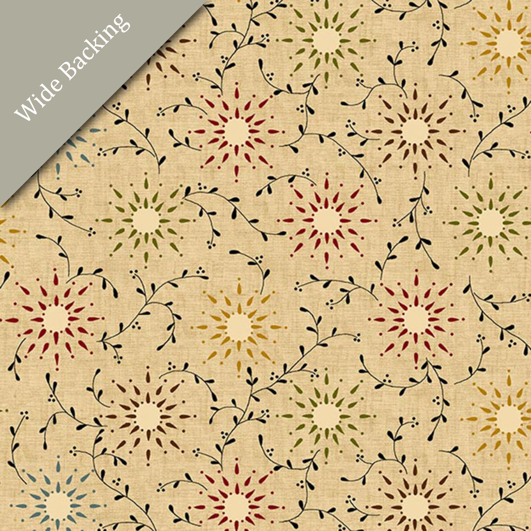 108in. Wide Backing Prairie Vine Tan (411040710696)