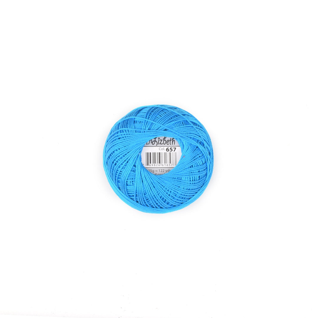 Lizbeth 100% Egyptian Cotton cordonnet thread Ocean Turquoise Dark (4680303542317)