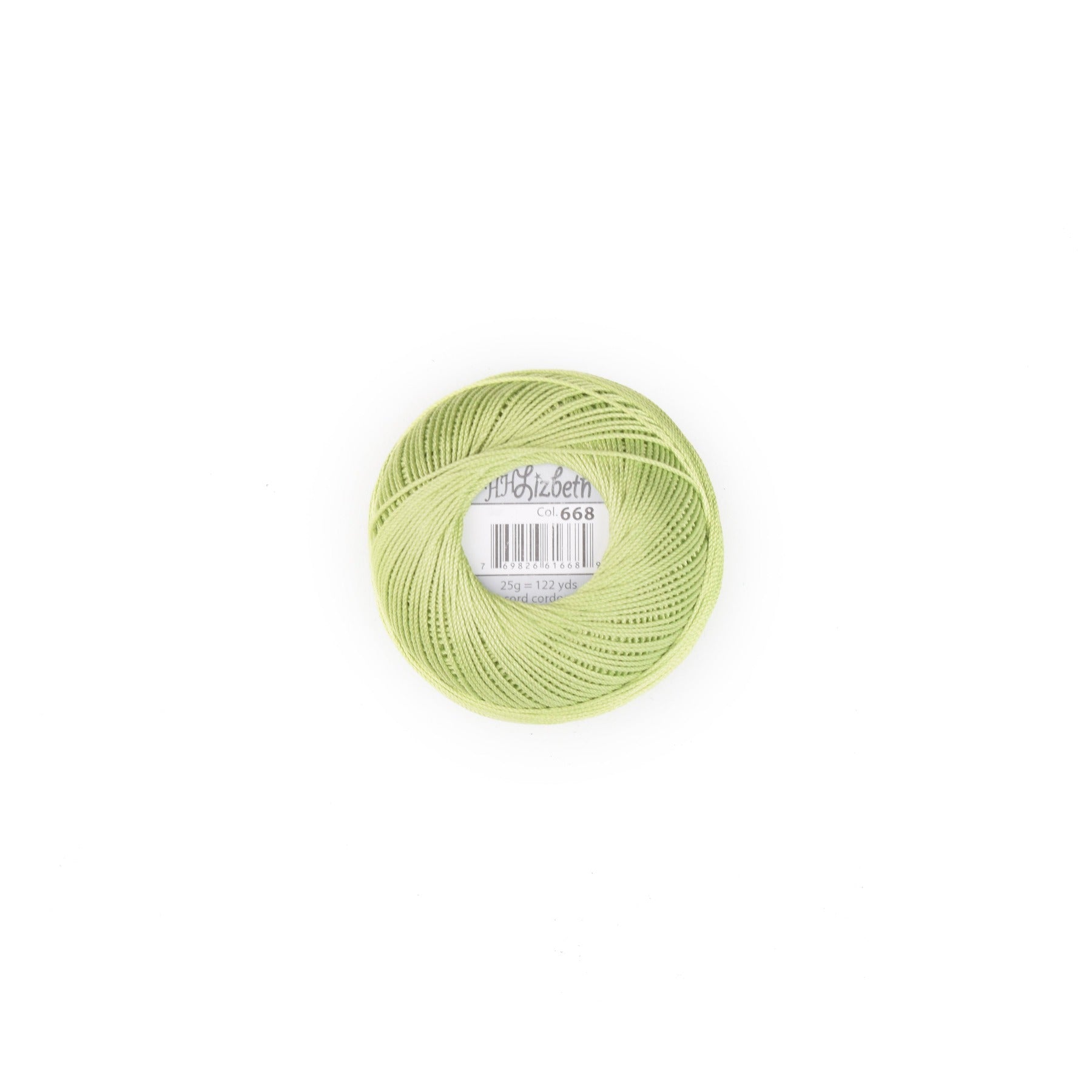 Lizbeth 100% Egyptian Cotton cordonnet thread Green Orchid Dark (406584393768)