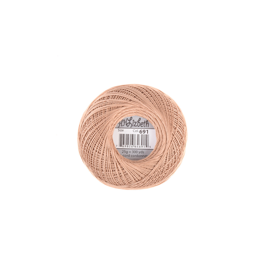 Lizbeth 100% Egyptian Cotton cordonnet thread Mocha Brown Medium (4680263139373)