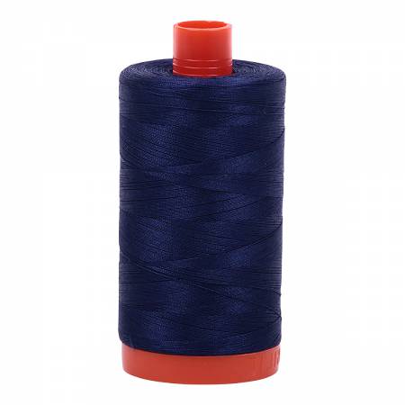 Aurifil 50wt Mako Cotton Quilting Thread 2745 Midnight Navy (551878819885)