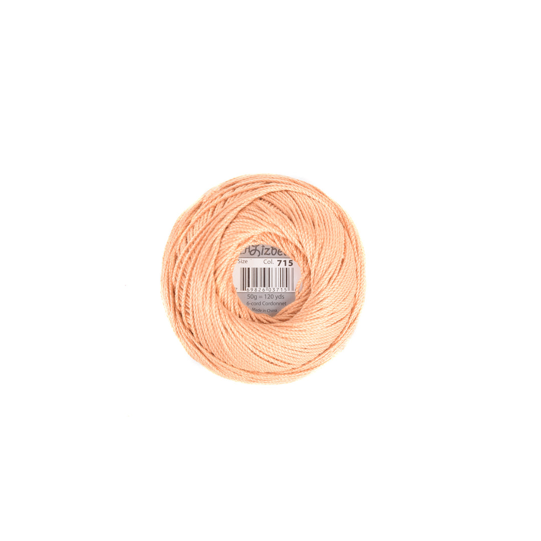 Lizbeth 100% Egyptian Cotton cordonnet thread Maple Butter (4690121424941)