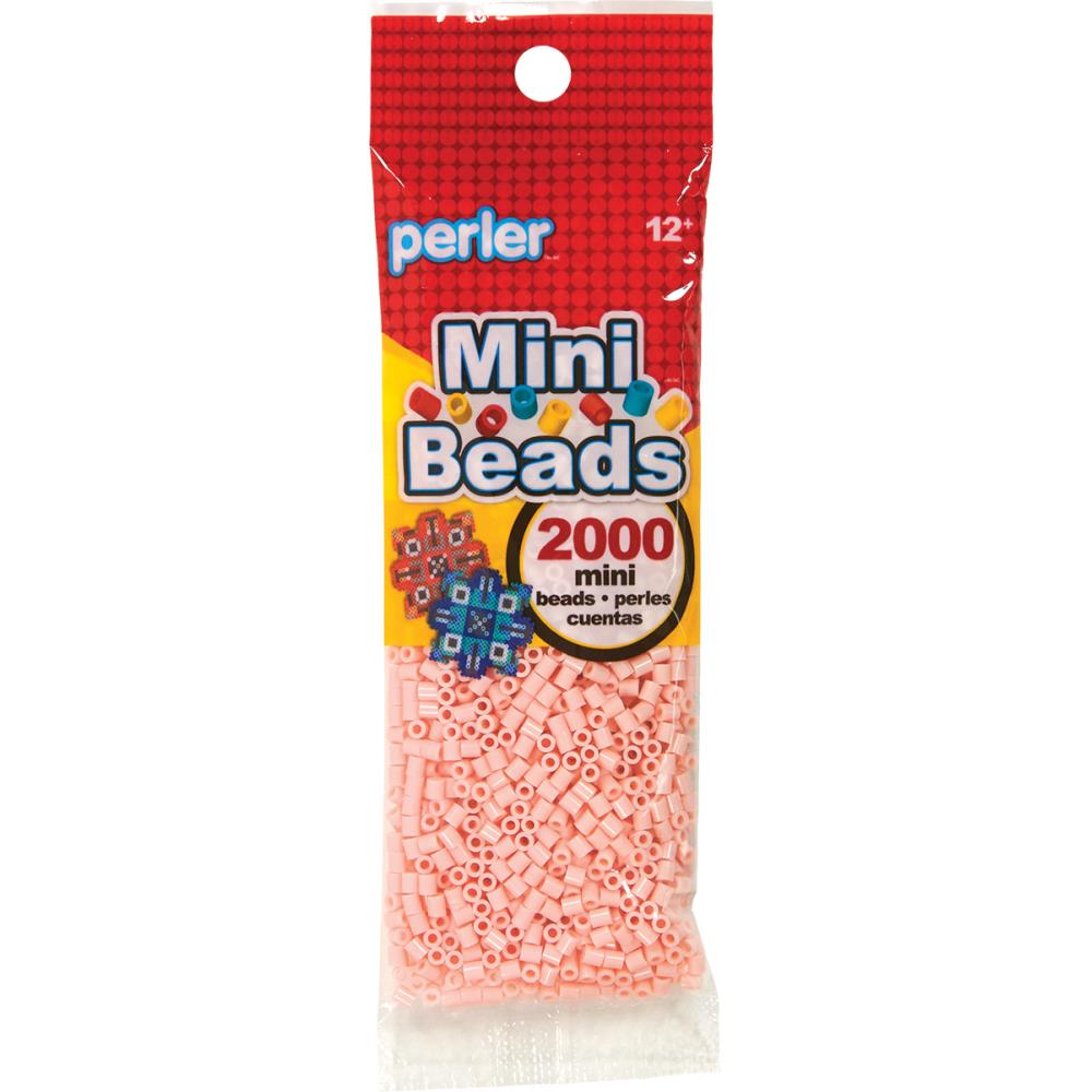 Perler Mini Beads 2000 count Open Stock Peach (5826740748453)