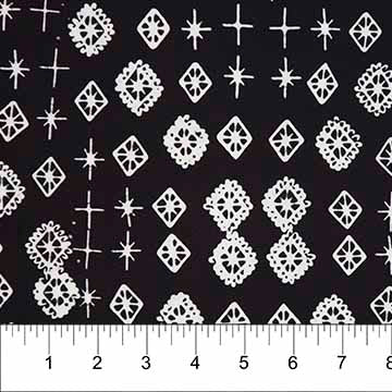 Banyan Batiks Blue Nickel Studio Scott Hansen Tie One On Quilting Fabric Material Cotton Quilting Black Diamonds (1836535283757)