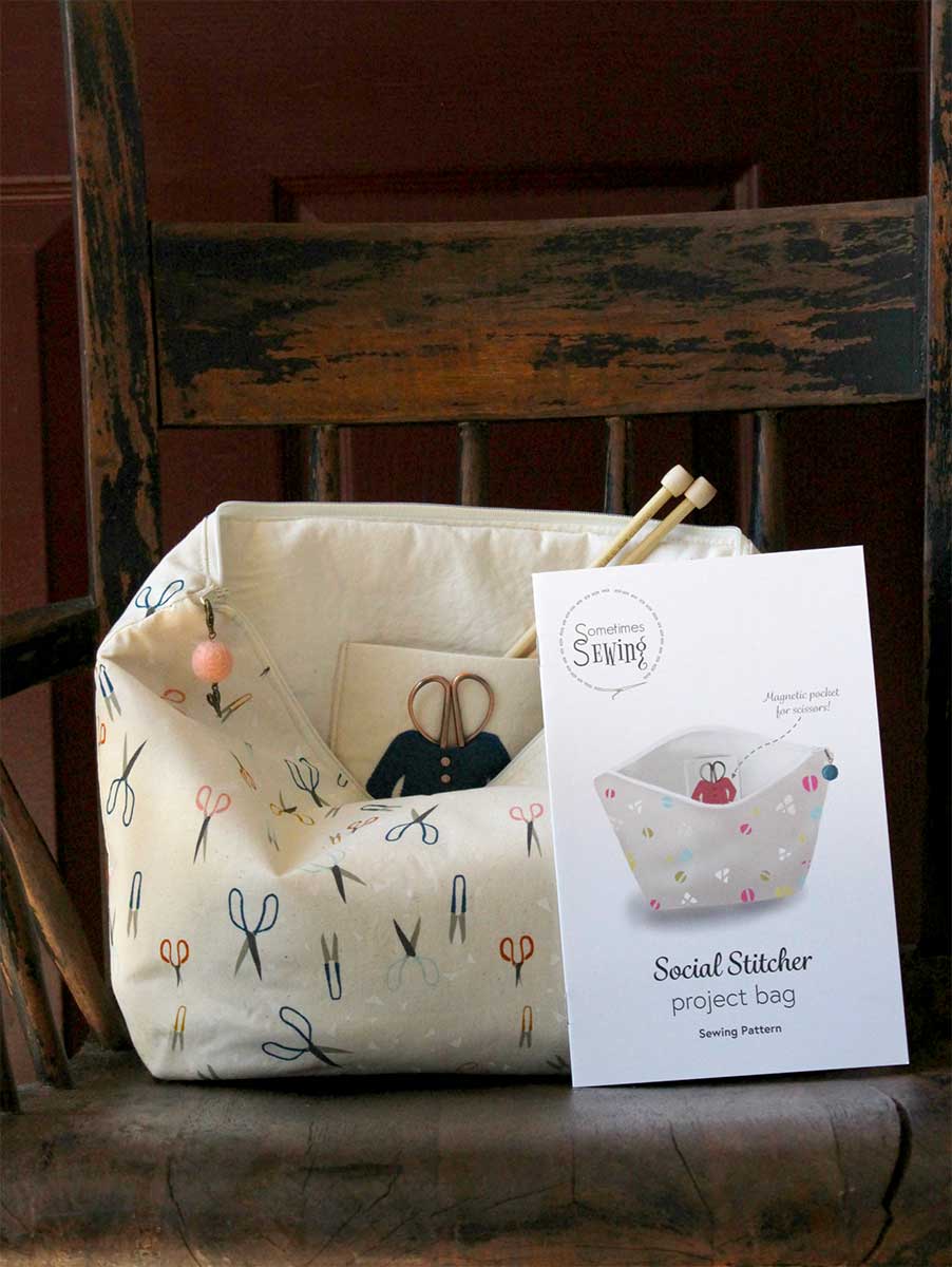 Social Stitcher Project Bag Sewing Pattern