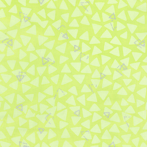 Color Blocking Emerald Metallic Triangles Green (3945833431085)