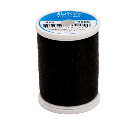 60wt Polyester Bobbin Thread 1005m Black (4490789322797)