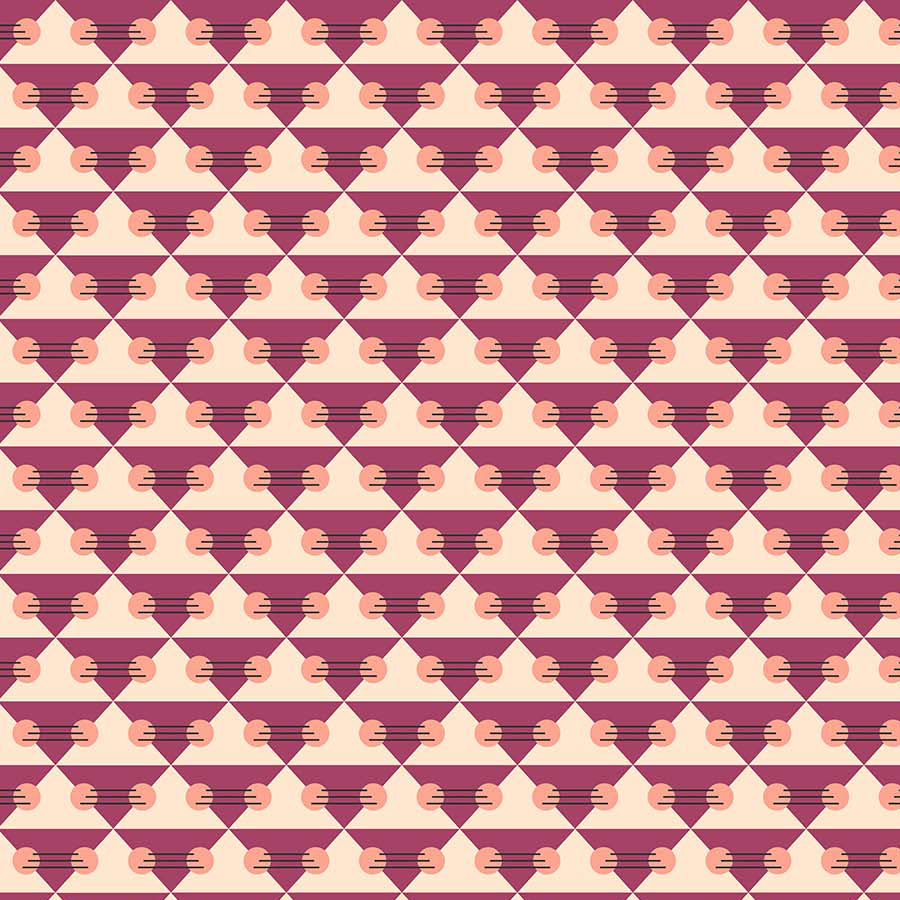 Treehouse Triangles Plum (4039749271597)