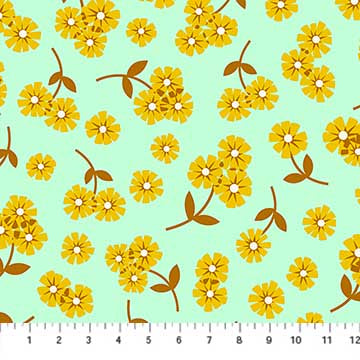 Butterscotch Retro Floral Mint (4118106800173)