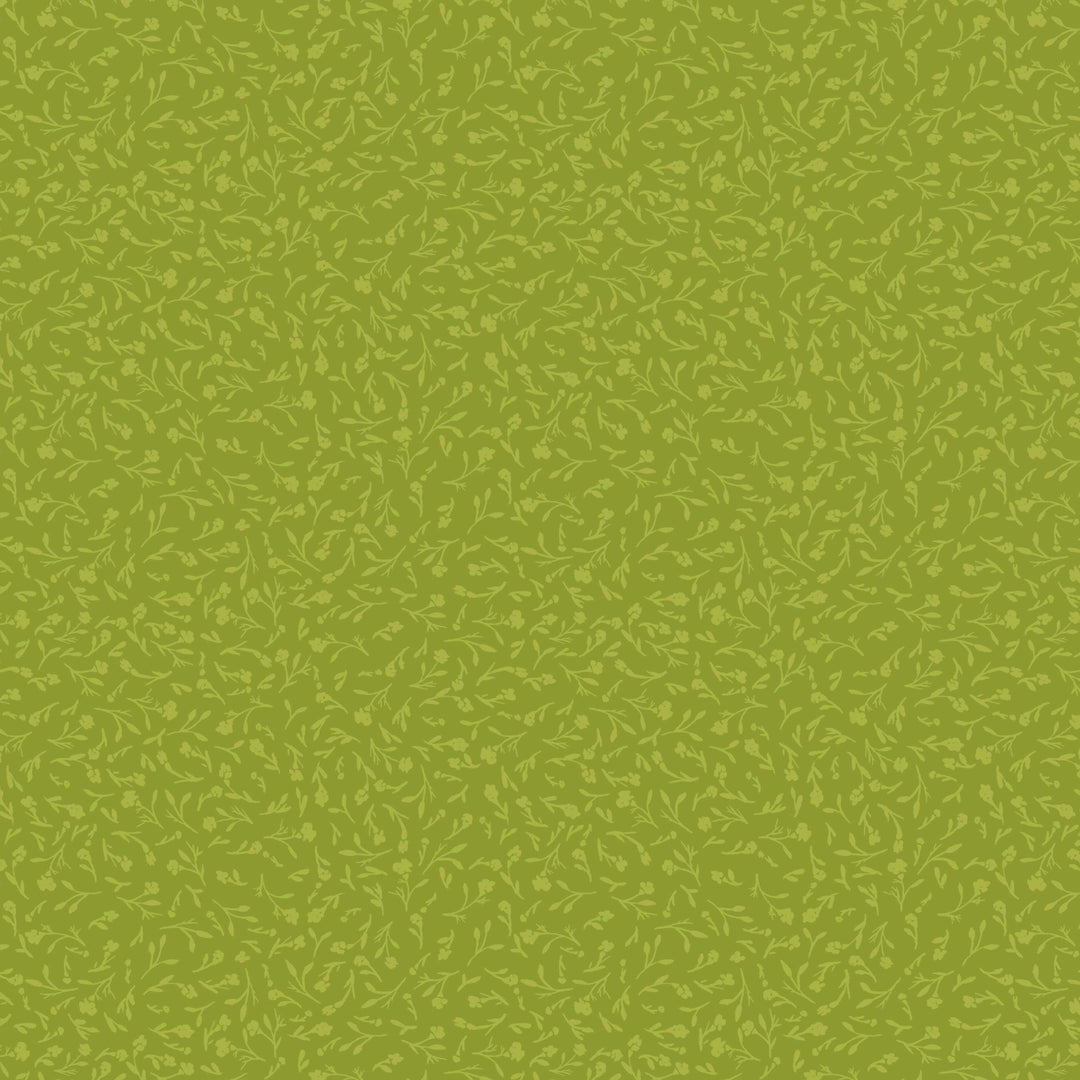 Wildflower Small Flower Tone on Tone Lime (6580132216997)