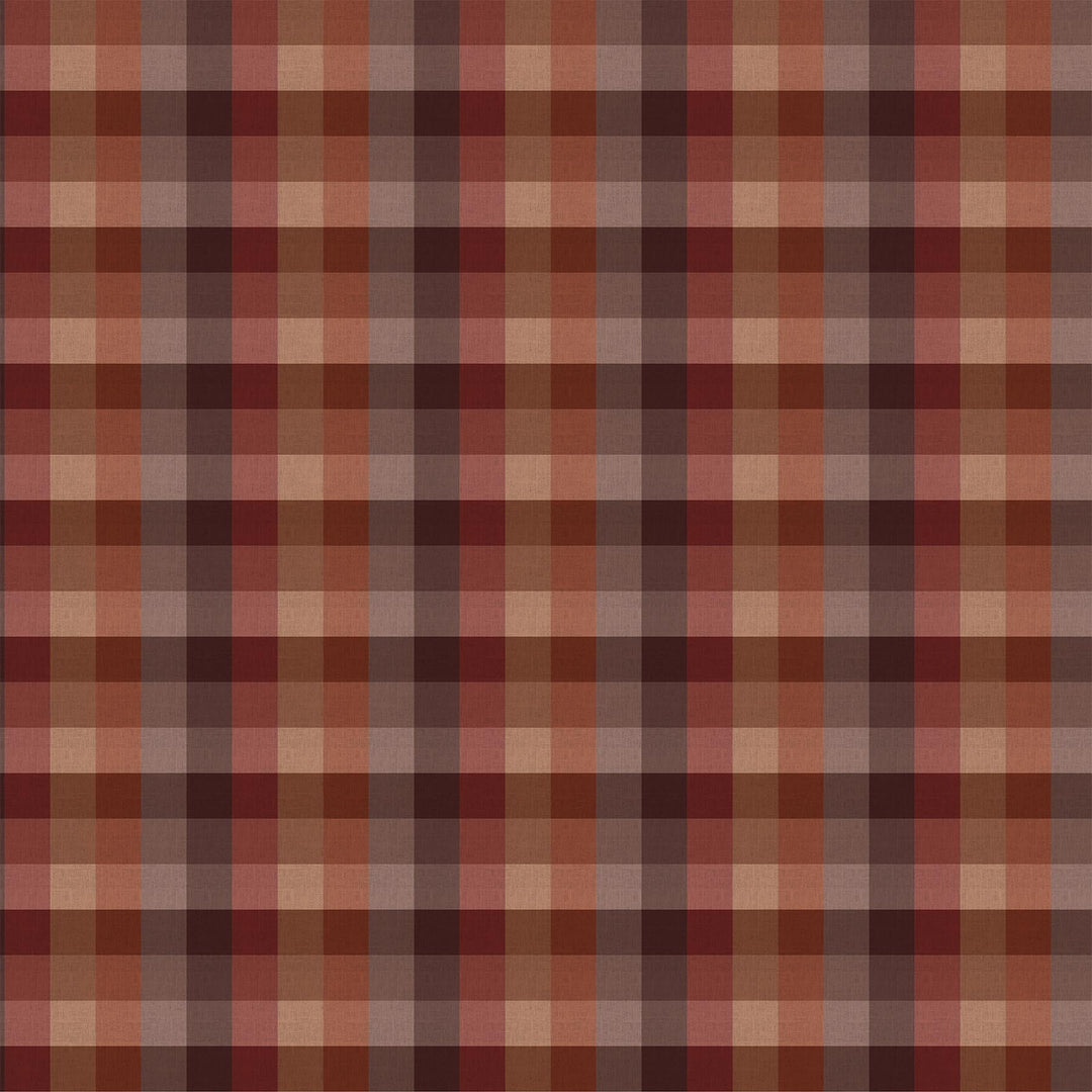 Mountains Calling Gingham Brown