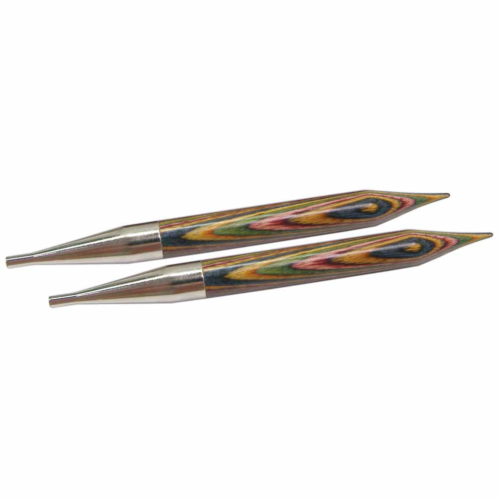 5in. Rainbow Wood Interchangeable Circular Needle Tips 10.00mm