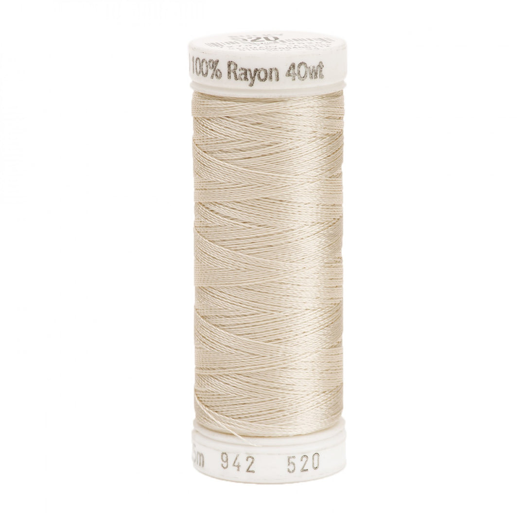 225m 40wt Rayon Embroidery Thread 520 Bone (5521017012389)