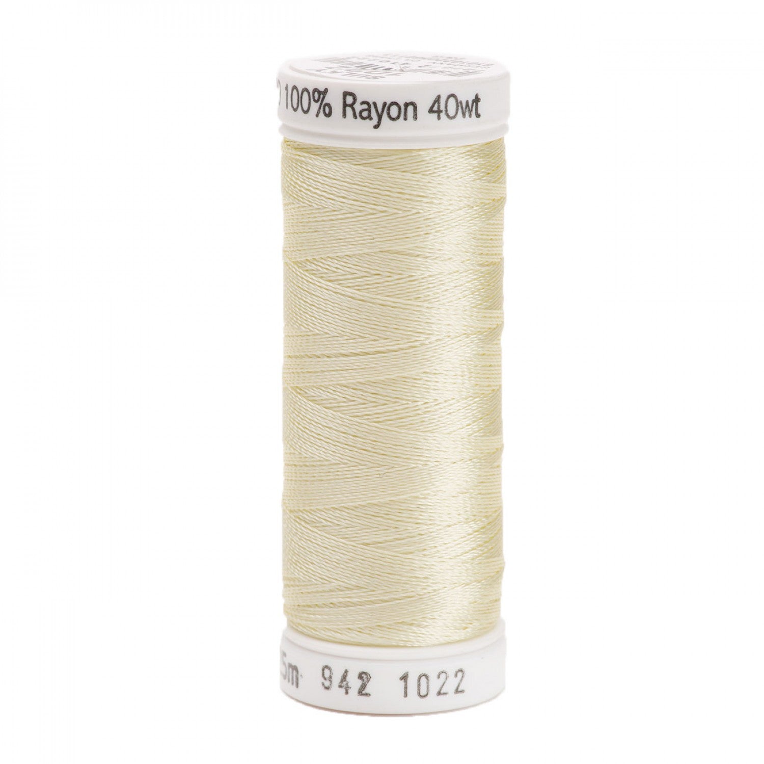 225m 40wt Rayon Embroidery Thread 1022 Cream (4497789222957)