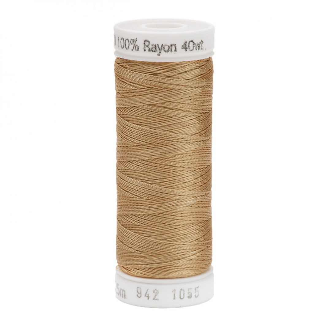 225m 40wt Rayon Embroidery Thread 1055 Tawny Tan (4202145546285)