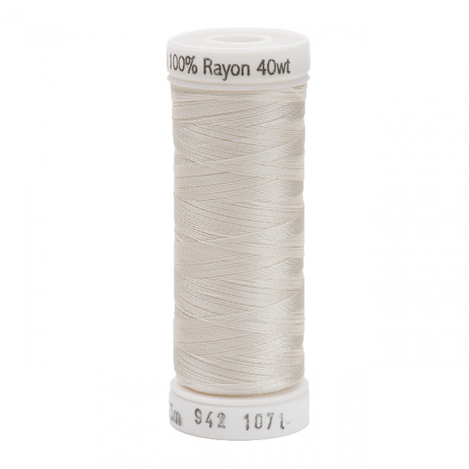 225m 40wt Rayon Embroidery Thread 1071 Off-White (4202146168877)