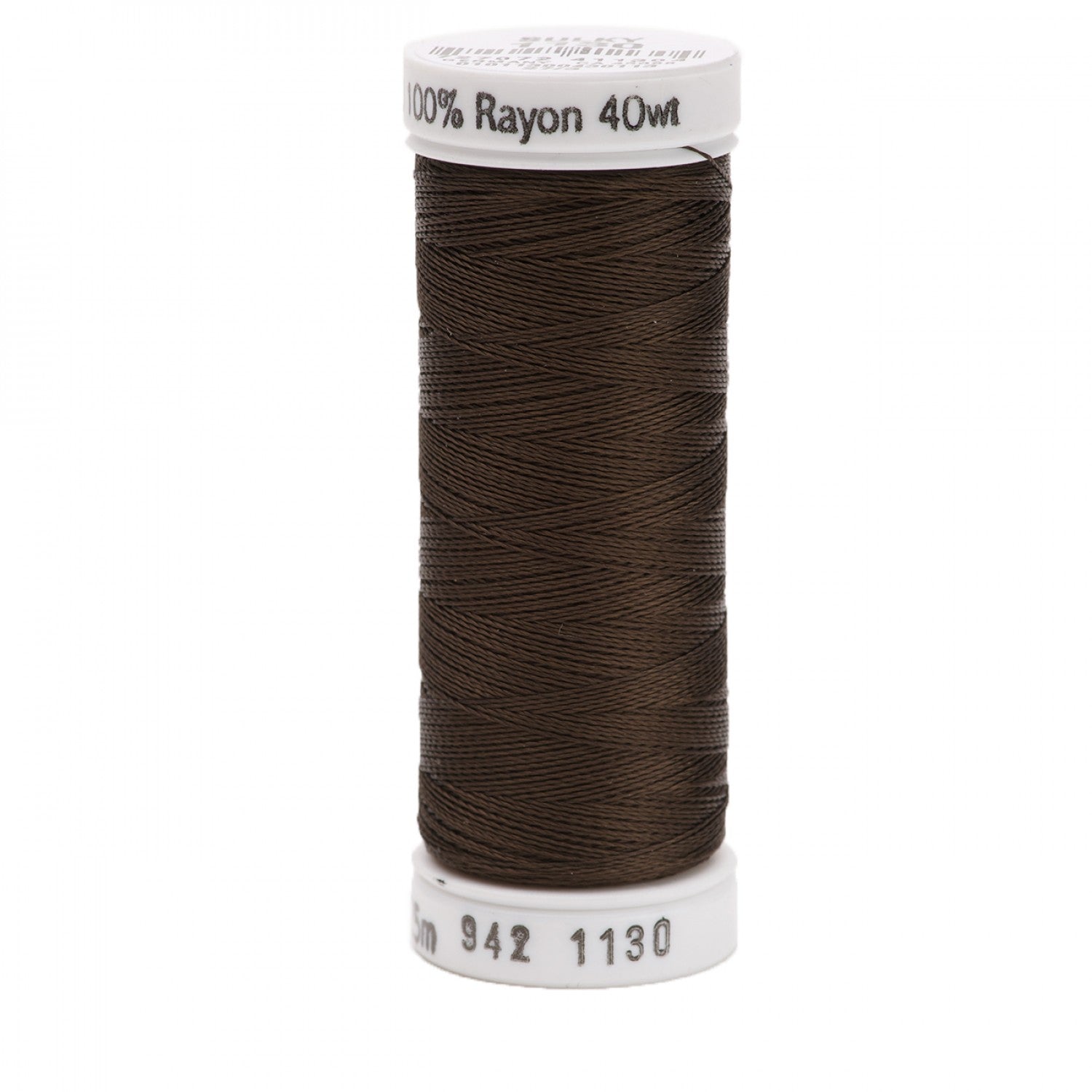 225m 40wt Rayon Embroidery Thread 1130 Dk Brown (4497796071469)