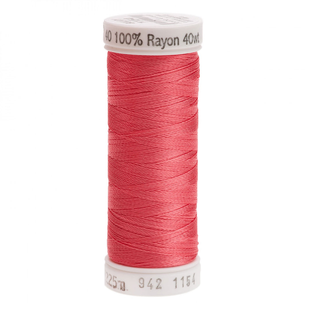 225m 40wt Rayon Embroidery Thread 1154 Coral (4202148298797)