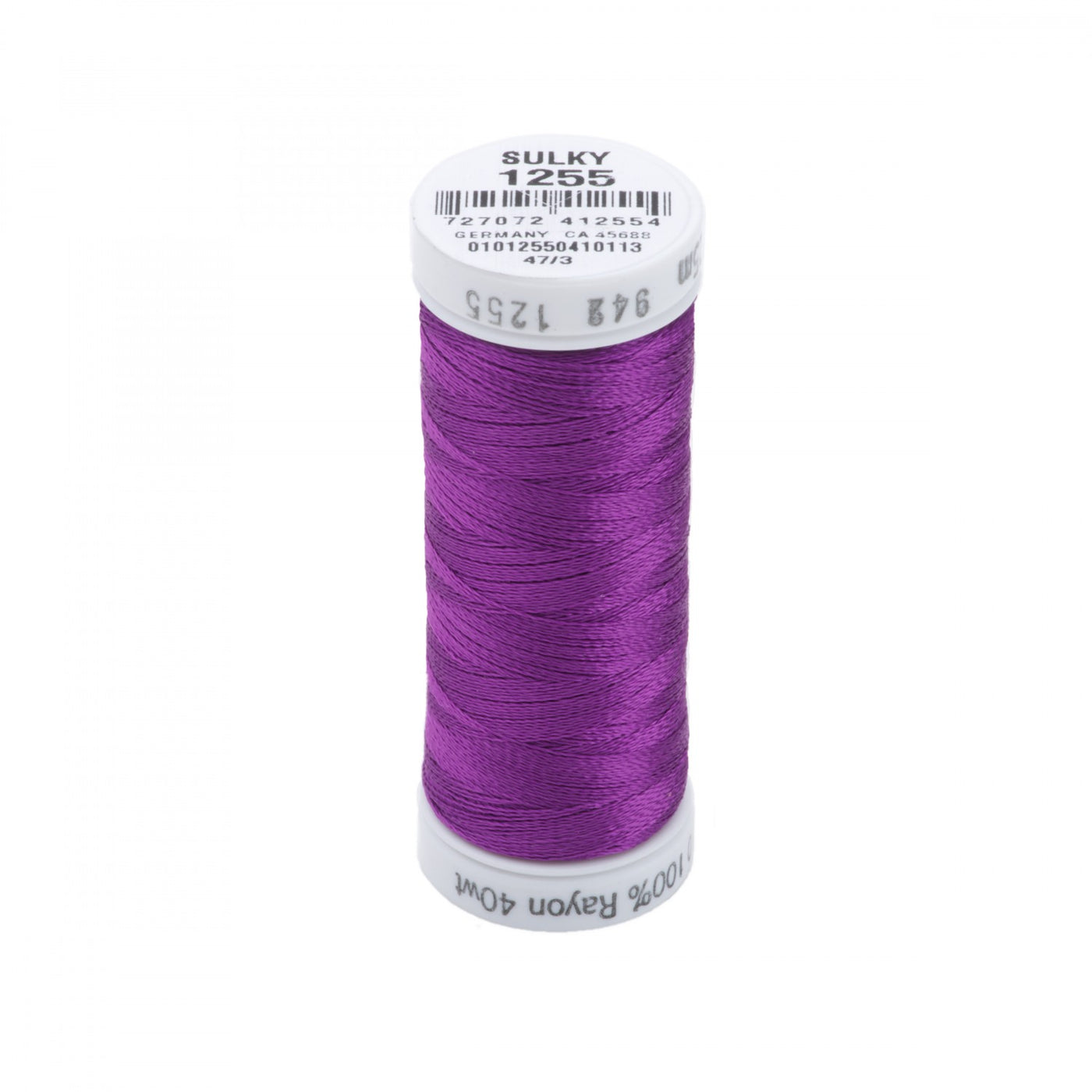 225m 40wt Rayon Embroidery Thread 1255 Deep Orchid (4497806098477)