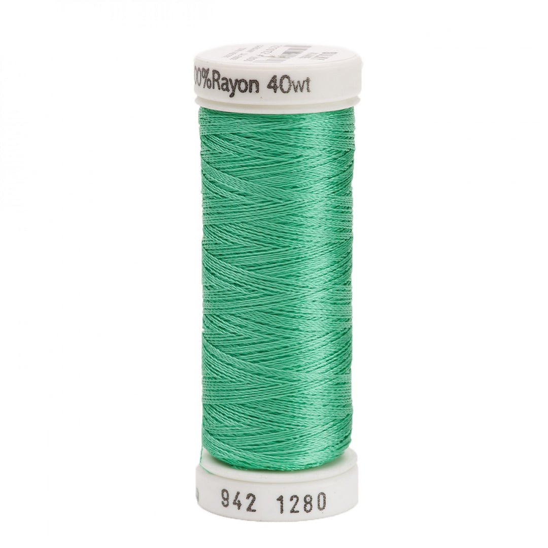225m 40wt Rayon Embroidery Thread 1280 Dk Willow Green (4202153672749)