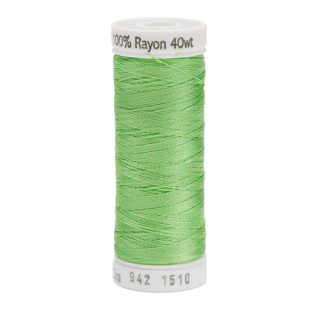 225m 40wt Rayon Embroidery Thread 1510 Lime Green (4202154295341)