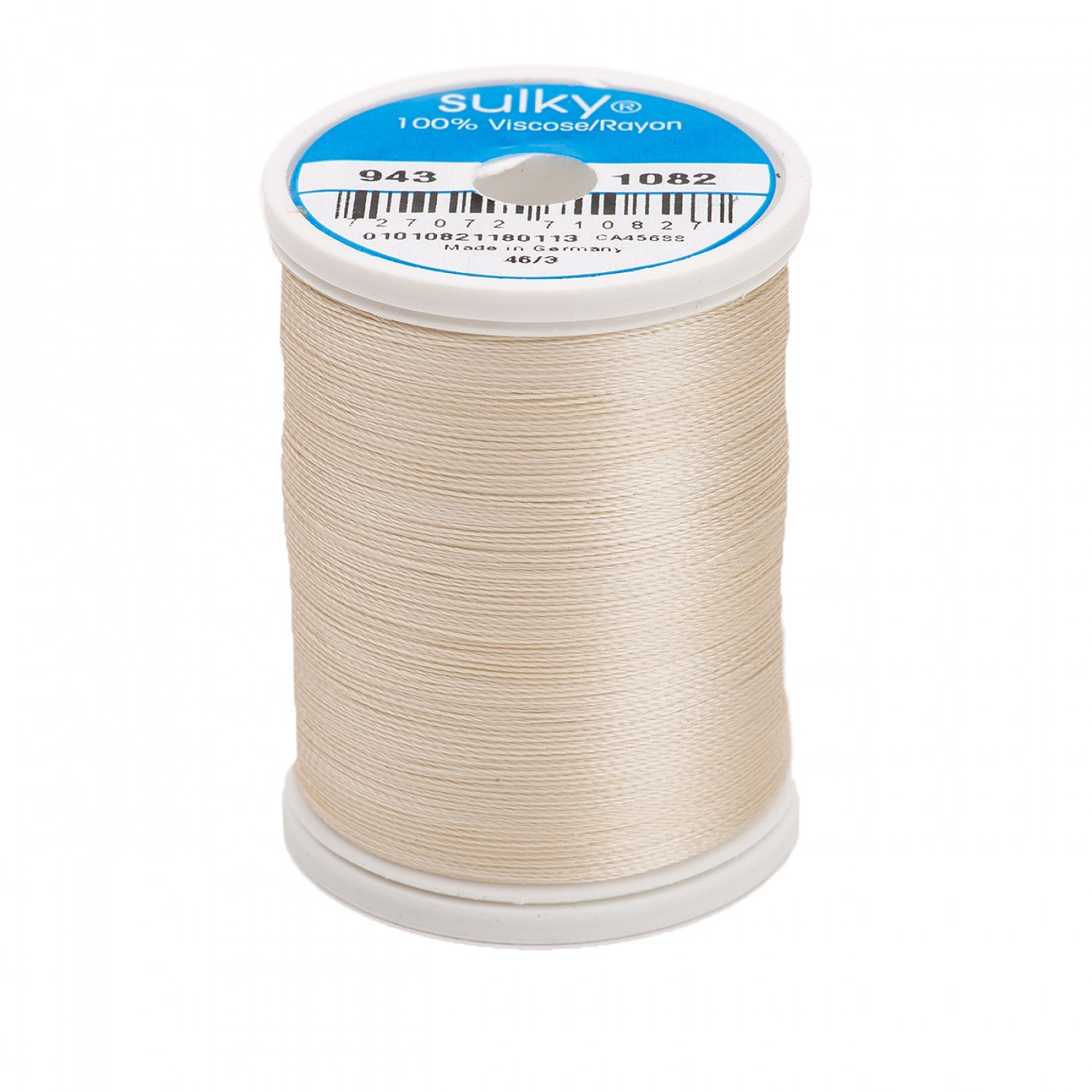 776m 40wt Rayon Thread 1082 Ecru (4766980767789)