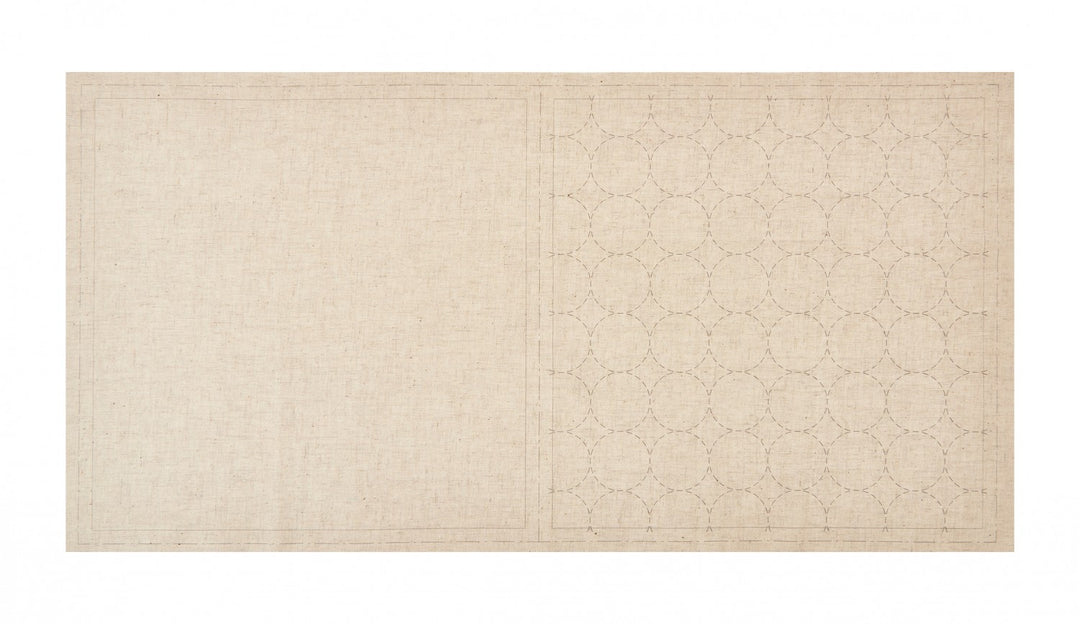 Lecien Sashiko Cosmo Cotton/Linen Pre-cut Fabric Natural (5243544961189)