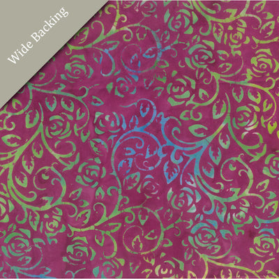 108in. Wide Backing Home Sweet Home Midnight Pink