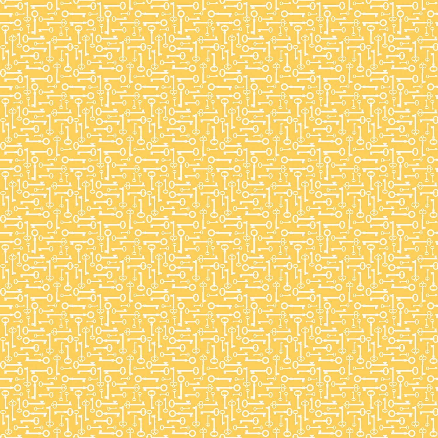 Bloom and Grow Keys Yellow Quilt Fabric by SImple Simon Co (4884057358381)