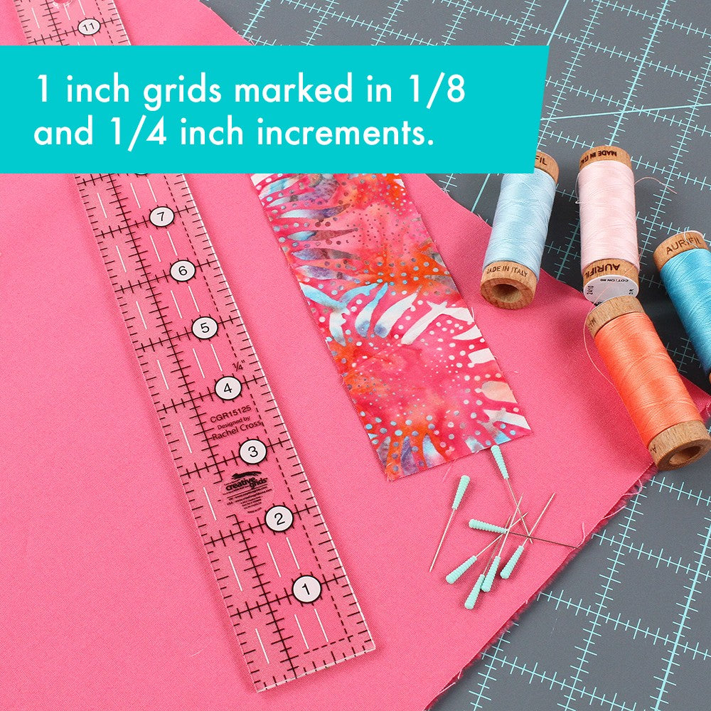 1½in. x 12½in. Non-Slip Quilt Ruler (6145942323365)