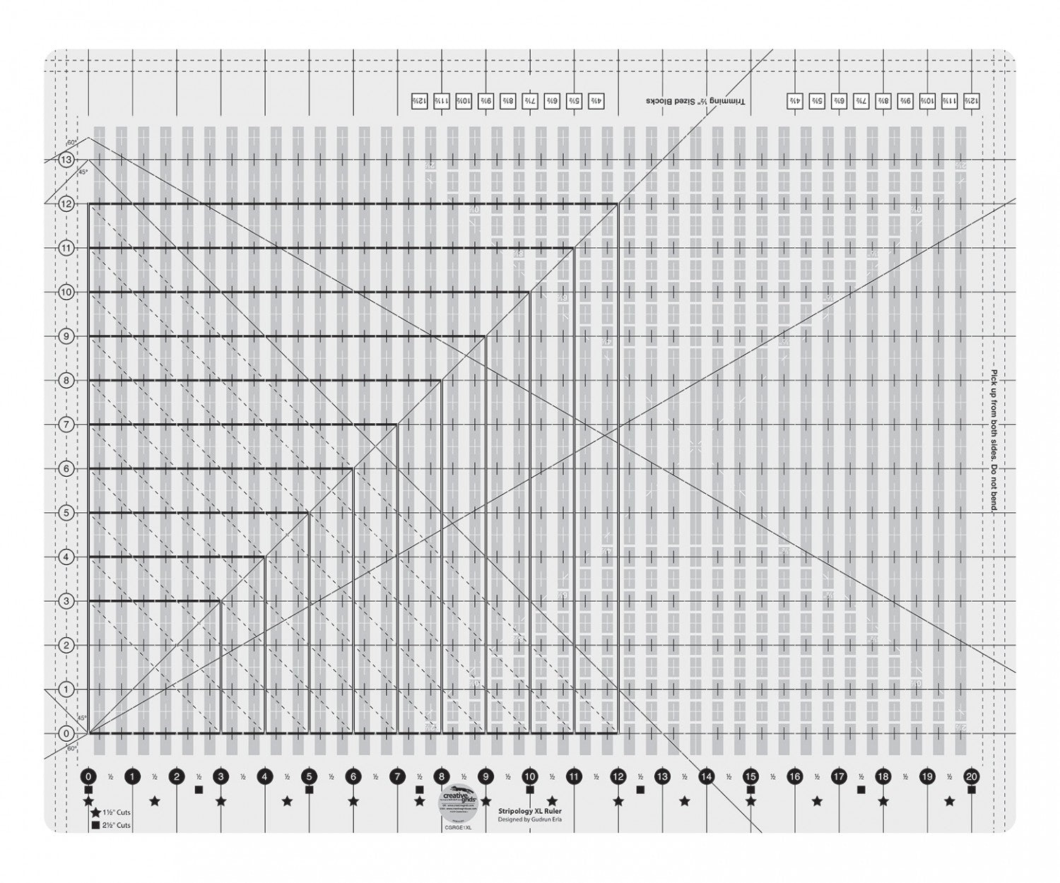 Stripology XL Non-Slip Ruler (4345544998957)