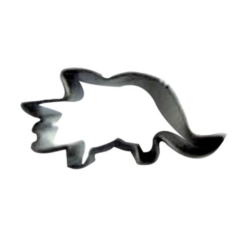 Tin Cookie Cutter Triceratops Dinosaur 4.5cm 1.75in (1510358548525)