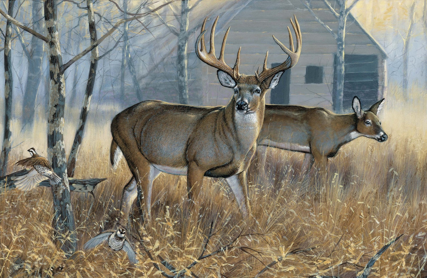 NatureScapes Whitetail Woods Fabric Panel