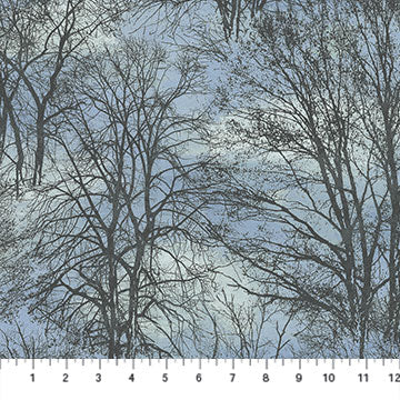 NatureScapes Whitetail Woods Trees Blue
